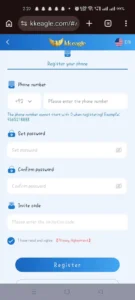 KK Eagle register account process step by step ( Beginner guide )